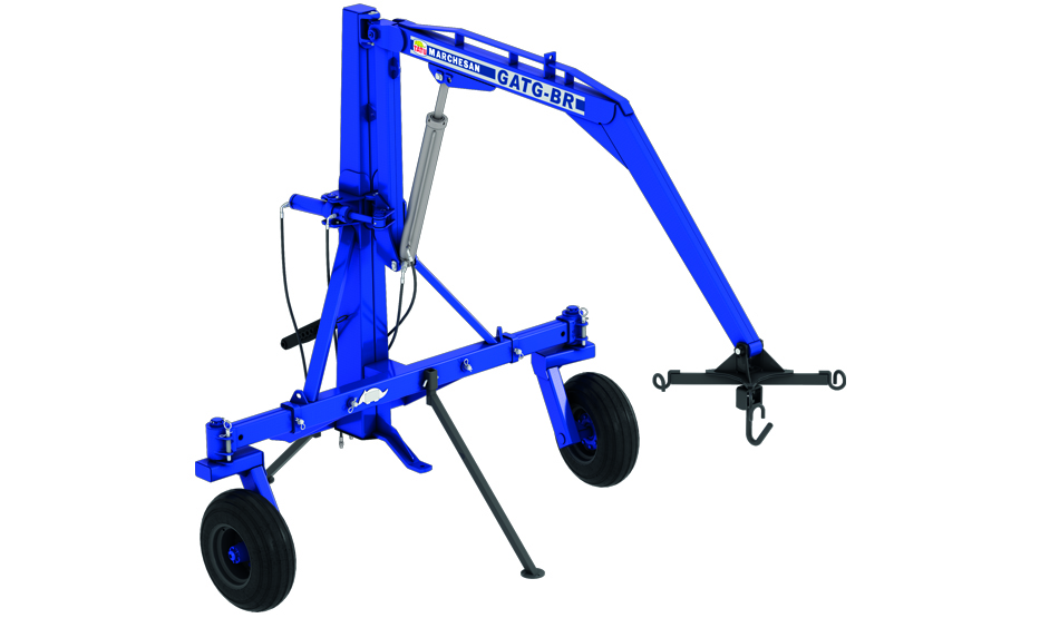 Guincho para Bag 2000KG Bitola Regulável - Roda Oscilante