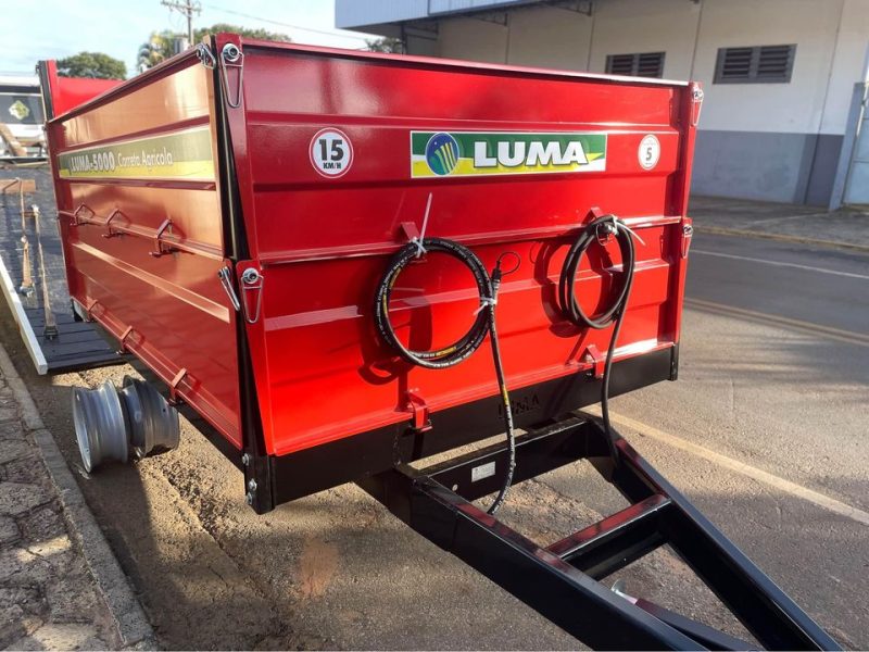 Carreta Agrícola Basculante Metálica 5.000 KG S/Pneus
