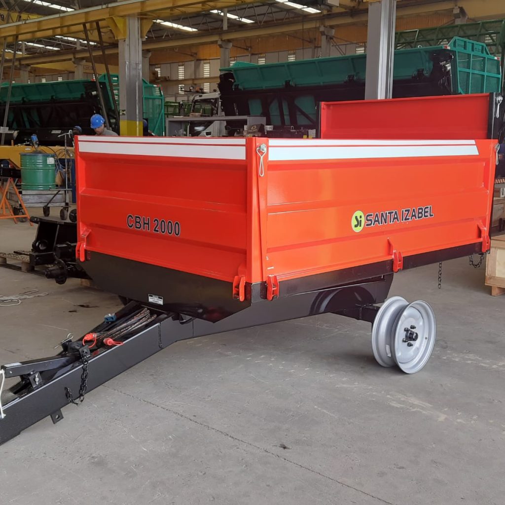 Carreta Basculante Metálica Hidráulica 2000 KG- Santa Izabel